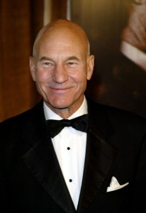 Patrick Stewart at the SHOWTIME POST-EMMY PARTY at Mortons in West Hollywood, CA Sept. 19,2004. (Photo by J. Emilio Flores/Everett Collection)